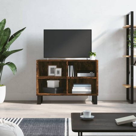 vidaXL TV-Schrank Räuchereiche 69,5x30x50 cm Holzwerkstoff