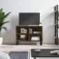vidaXL TV-Schrank Räuchereiche 69,5x30x50 cm Holzwerkstoff vidaXL TV-Schrank Räuchereiche 69,5x30x50 cm Holzwerkstoff