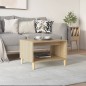 vidaXL Couchtisch Sonoma-Eiche 60x50x40 cm Holzwerkstoff vidaXL Couchtisch Sonoma-Eiche 60x50x40 cm Holzwerkstoff