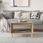vidaXL Couchtisch Sonoma-Eiche 60x50x40 cm Holzwerkstoff vidaXL Couchtisch Sonoma-Eiche 60x50x40 cm Holzwerkstoff