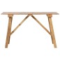 vidaXL Konsolentisch 130x40x80 cm Altholz Massiv vidaXL Konsolentisch 130x40x80 cm Altholz Massiv