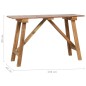 vidaXL Konsolentisch 130x40x80 cm Altholz Massiv vidaXL Konsolentisch 130x40x80 cm Altholz Massiv