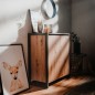 Finori Beistellschrank Denver 1 Artisan-Eiche und Anthrazit Finori Beistellschrank Denver 1 Artisan-Eiche und Anthrazit