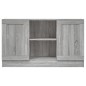 vidaXL Sideboard Grau Sonoma 120x30,5x70 cm Holzwerkstoff