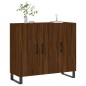 vidaXL Sideboard Braun Eichen-Optik 90x34x80 cm Holzwerkstoff vidaXL Sideboard Braun Eichen-Optik 90x34x80 cm Holzwerkstoff