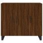 vidaXL Sideboard Braun Eichen-Optik 90x34x80 cm Holzwerkstoff vidaXL Sideboard Braun Eichen-Optik 90x34x80 cm Holzwerkstoff