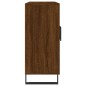 vidaXL Sideboard Braun Eichen-Optik 90x34x80 cm Holzwerkstoff vidaXL Sideboard Braun Eichen-Optik 90x34x80 cm Holzwerkstoff