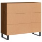 vidaXL Sideboard Braun Eichen-Optik 90x34x80 cm Holzwerkstoff vidaXL Sideboard Braun Eichen-Optik 90x34x80 cm Holzwerkstoff