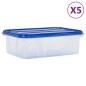vidaXL Frischhaltedosen mit Deckeln 5 Stk. PP vidaXL Frischhaltedosen mit Deckeln 5 Stk. PP