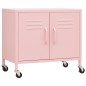 vidaXL Lagerschrank Rosa 60x35x56 cm Stahl vidaXL Lagerschrank Rosa 60x35x56 cm Stahl