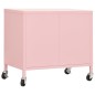 vidaXL Lagerschrank Rosa 60x35x56 cm Stahl vidaXL Lagerschrank Rosa 60x35x56 cm Stahl