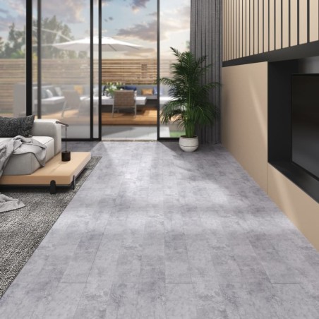 vidaXL PVC-Laminat-Dielen 4,46 m² 3 mm Selbstklebend Zementgrau