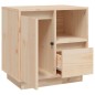 vidaXL Nachttisch 50x34x50 cm Massivholz Kiefer vidaXL Nachttisch 50x34x50 cm Massivholz Kiefer