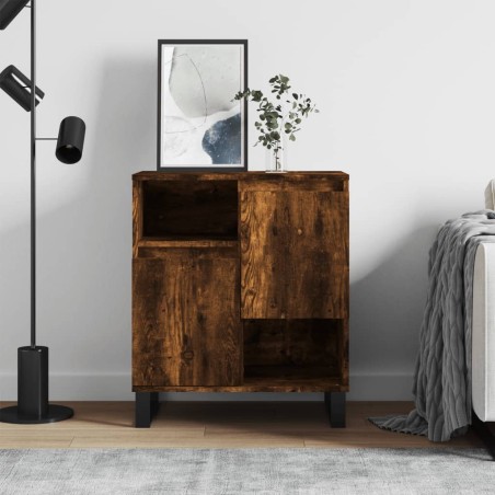 vidaXL Sideboard Räuchereiche 60x35x70 cm Holzwerkstoff
