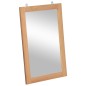 vidaXL Wandspiegel Teak Massiv 50x70 cm vidaXL Wandspiegel Teak Massiv 50x70 cm