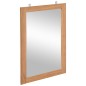 vidaXL Wandspiegel Teak Massiv 50x70 cm vidaXL Wandspiegel Teak Massiv 50x70 cm