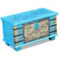 vidaXL Aufbewahrungstruhe Blau Mangoholz 80x40x45 cm vidaXL Aufbewahrungstruhe Blau Mangoholz 80x40x45 cm