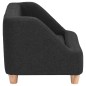 vidaXL Hundesofa Schwarz 95x63x39 cm Leinen vidaXL Hundesofa Schwarz 95x63x39 cm Leinen