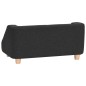 vidaXL Hundesofa Schwarz 95x63x39 cm Leinen vidaXL Hundesofa Schwarz 95x63x39 cm Leinen