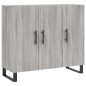 vidaXL Sideboard Grau Sonoma 90x34x80 cm Holzwerkstoff vidaXL Sideboard Grau Sonoma 90x34x80 cm Holzwerkstoff
