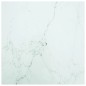 vidaXL Tischplatte Weiß 80x80 cm 6 mm Hartglas in Marmoroptik vidaXL Tischplatte Weiß 80x80 cm 6 mm Hartglas in Marmoroptik