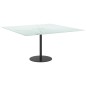 vidaXL Tischplatte Weiß 80x80 cm 6 mm Hartglas in Marmoroptik vidaXL Tischplatte Weiß 80x80 cm 6 mm Hartglas in Marmoroptik
