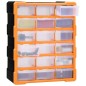 vidaXL Multi-Schubladen-Organizer 18 Schubladen 38x16x47 cm vidaXL Multi-Schubladen-Organizer 18 Schubladen 38x16x47 cm