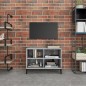 vidaXL TV-Schrank mit Metallbeinen Grau Sonoma 69,5x30x50 cm vidaXL TV-Schrank mit Metallbeinen Grau Sonoma 69,5x30x50 cm