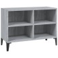 vidaXL TV-Schrank mit Metallbeinen Grau Sonoma 69,5x30x50 cm vidaXL TV-Schrank mit Metallbeinen Grau Sonoma 69,5x30x50 cm