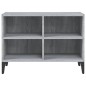 vidaXL TV-Schrank mit Metallbeinen Grau Sonoma 69,5x30x50 cm vidaXL TV-Schrank mit Metallbeinen Grau Sonoma 69,5x30x50 cm