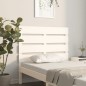 vidaXL Kopfteil Weiß 75x3x80 cm Massivholz Kiefer