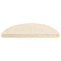 vidaXL Treppenmatten Selbstklebend Sisal-Optik 15 Stk. 56x17x3cm Creme vidaXL Treppenmatten Selbstklebend Sisal-Optik 15 Stk. 56x17x3cm Creme