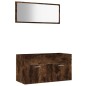 vidaXL 2-tlg. Badmöbel-Set Räuchereiche Holzwerkstoff vidaXL 2-tlg. Badmöbel-Set Räuchereiche Holzwerkstoff