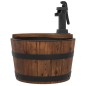 vidaXL Gartenbrunnen mit Pumpe 28x28x34,5 cm Massivholz Tanne vidaXL Gartenbrunnen mit Pumpe 28x28x34,5 cm Massivholz Tanne