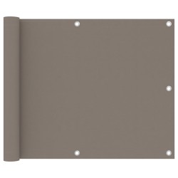 vidaXL Balkon-Sichtschutz Taupe 75x300 cm Oxford-Gewebe