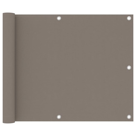 vidaXL Balkon-Sichtschutz Taupe 75x300 cm Oxford-Gewebe