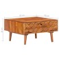 vidaXL Couchtisch 68 x 68 x 38 cm Massivholz Akazie vidaXL Couchtisch 68 x 68 x 38 cm Massivholz Akazie