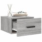 vidaXL Wand-Nachttisch Grau Sonoma 35x35x20 cm vidaXL Wand-Nachttisch Grau Sonoma 35x35x20 cm