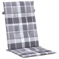 Gartenstuhlauflagen für Hochlehner 4 Stk. 120x50x3cm Stoff Gartenstuhlauflagen für Hochlehner 4 Stk. 120x50x3cm Stoff