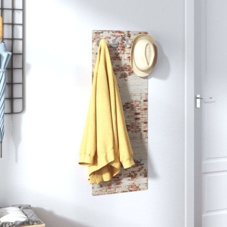 vidaXL Wandgarderobe 80x30 cm Hartglas Ziegelmauer-Optik
