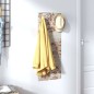 vidaXL Wandgarderobe 80x30 cm Hartglas Ziegelmauer-Optik vidaXL Wandgarderobe 80x30 cm Hartglas Ziegelmauer-Optik