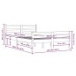 vidaXL Massivholzbett Grau 160x200 cm vidaXL Massivholzbett Grau 160x200 cm