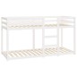 vidaXL Etagenbett Weiß 80x200 cm Massivholz Kiefer vidaXL Etagenbett Weiß 80x200 cm Massivholz Kiefer