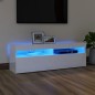 vidaXL TV-Schrank mit LED-Leuchten Hochglanz-Weiß 120x35x40 cm vidaXL TV-Schrank mit LED-Leuchten Hochglanz-Weiß 120x35x40 cm