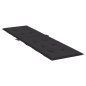 Liegestuhl-Auflage Schwarz (75+105)x50x3 cm Liegestuhl-Auflage Schwarz (75+105)x50x3 cm