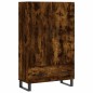 vidaXL Highboard Räuchereiche 69,5x31x115 cm Holzwerkstoff vidaXL Highboard Räuchereiche 69,5x31x115 cm Holzwerkstoff