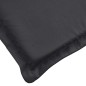 Liegestuhl-Auflage Schwarz (75+105)x50x3 cm Liegestuhl-Auflage Schwarz (75+105)x50x3 cm