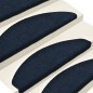 vidaXL Selbstklebende Treppenmatten 15 Stk. Navy 56x17x3cm Nadelvlies vidaXL Selbstklebende Treppenmatten 15 Stk. Navy 56x17x3cm Nadelvlies