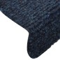 vidaXL Selbstklebende Treppenmatten 15 Stk. Navy 56x17x3cm Nadelvlies vidaXL Selbstklebende Treppenmatten 15 Stk. Navy 56x17x3cm Nadelvlies