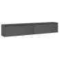vidaXL Wandschränke 2 Stk. Grau 100x30x35 cm Massivholz Kiefer vidaXL Wandschränke 2 Stk. Grau 100x30x35 cm Massivholz Kiefer